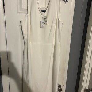 White Sleeveless Dress